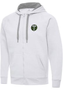 Antigua Portland Timbers Mens White Victory Big and Tall Light Weight Jacket