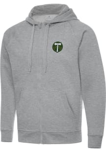 Antigua Portland Timbers Mens Grey Victory Big and Tall Light Weight Jacket