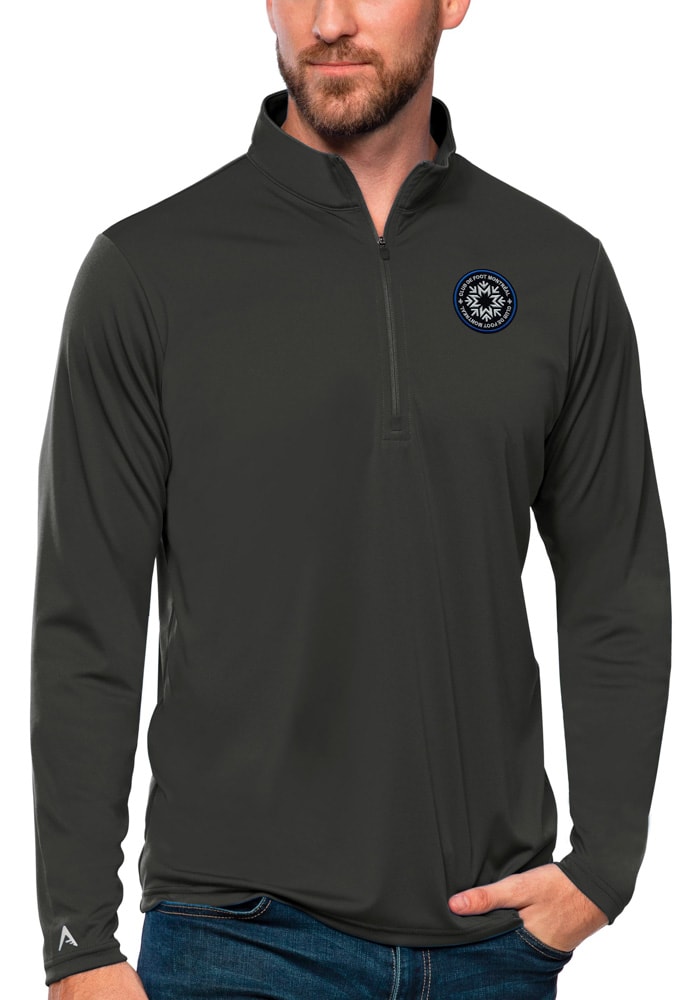 Antigua Montreal Impact Mens Grey Tribute Pullover Jackets