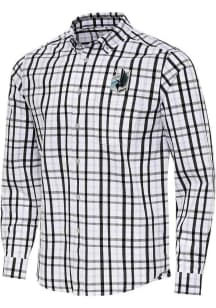 Antigua Minnesota United FC Mens Black Tending Long Sleeve Dress Shirt