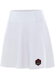 Antigua Houston Dynamo Womens White Chip Skort Skirt