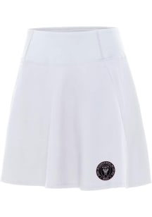 Antigua Inter Miami CF Womens White Chip Skort Skirt