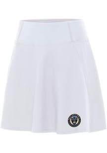 Antigua Philadelphia Union Womens White Chip Skort Skirt