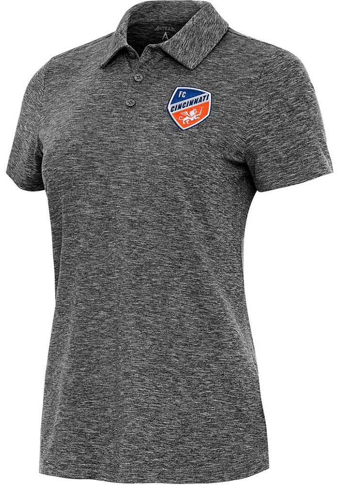 Antigua FC Cincinnati Womens Matter Short Sleeve Polo Shirt