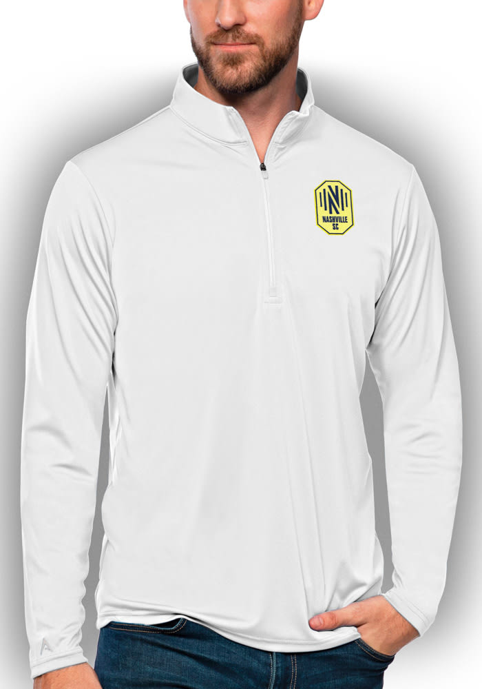 Antigua Nashville SC Mens White Tribute Pullover Jackets
