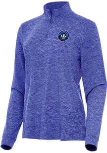 Antigua Montreal Impact Womens Blue Mentor Qtr Zip Pullover