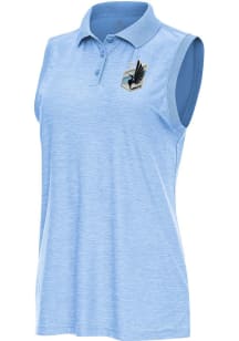 Antigua Minnesota United FC Womens Light Blue Recap Polo Shirt