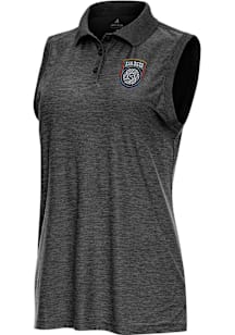 Antigua San Diego FC Womens Black Recap Polo Shirt