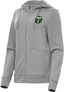 Antigua Portland Timbers Womens Grey Seeker Light Weight Jacket