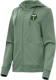 Antigua Portland Timbers Womens Green Seeker Light Weight Jacket