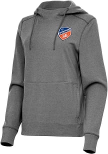 Antigua FC Cincinnati Womens Black Justice Hooded Sweatshirt