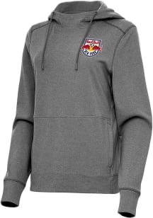 Antigua New York Red Bulls Womens Black Justice Hooded Sweatshirt