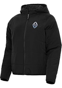 Antigua Vancouver Whitecaps FC Womens Black Universe Filled Jacket