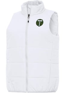 Antigua Portland Timbers Womens White Experience Vest