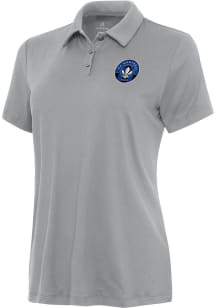 Antigua Montreal Impact Womens Grey Reprocess Recycled Short Sleeve Polo Shirt