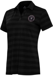 Antigua Inter Miami CF Womens  Tunnel Short Sleeve Polo Shirt