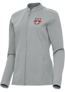 Antigua New York Red Bulls Womens Grey Regard Light Weight Jacket