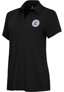 Antigua Chicago Fire Womens  Era Short Sleeve Polo Shirt