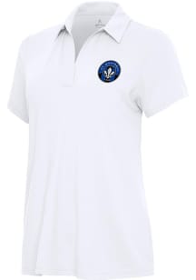 Antigua Montreal Impact Womens White Era Short Sleeve Polo Shirt