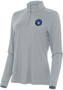 Antigua Montreal Impact Womens Grey Intent Qtr Zip