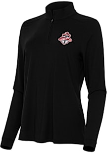 Antigua Toronto FC Womens Black Intent Qtr Zip