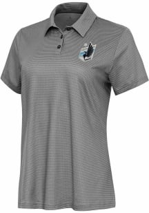 Antigua Minnesota United FC Womens White Rings Short Sleeve Polo Shirt