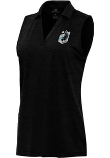 Antigua Minnesota United FC Womens Black Layout Polo Shirt