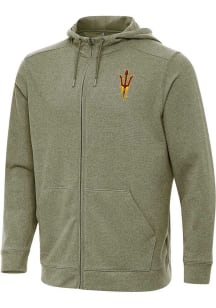 Antigua Arizona State Sun Devils Mens Olive Effortless Light Weight Jacket