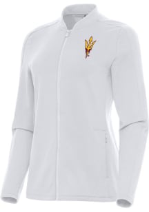 Antigua Arizona State Sun Devils Womens White Continual Light Weight Jacket