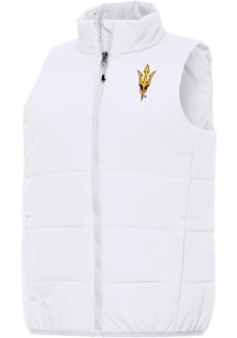 Antigua Arizona State Sun Devils Womens White Experience Vest