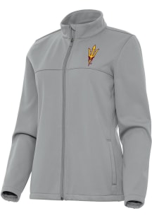 Antigua Arizona State Sun Devils Womens Grey Links Light Weight Jacket