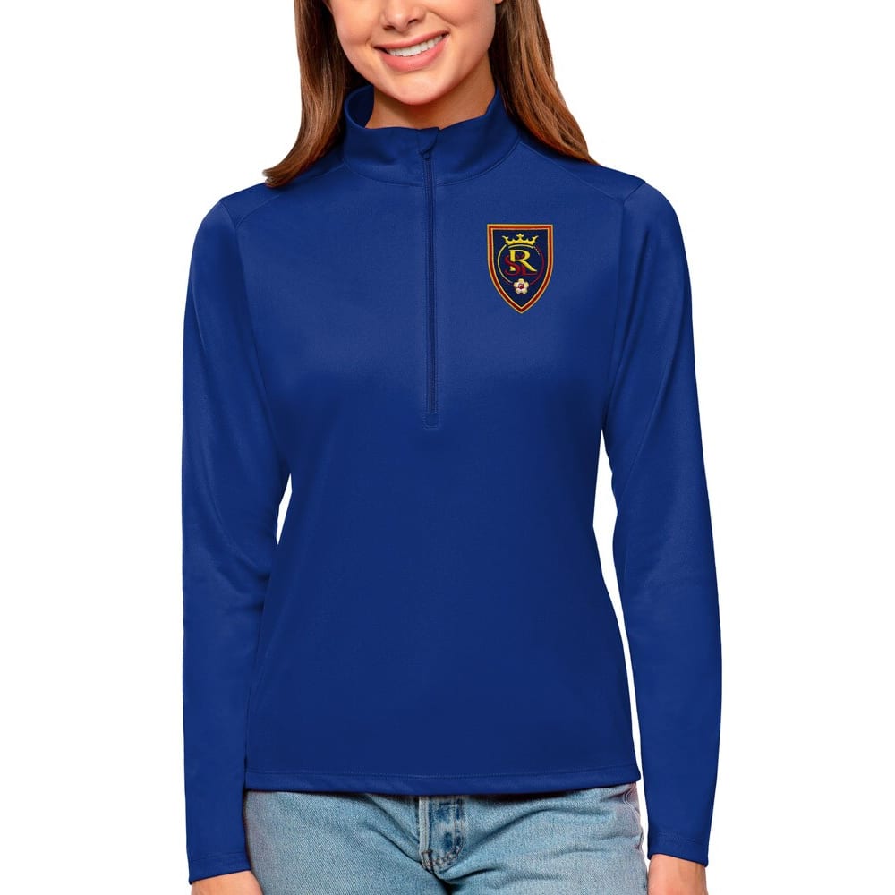 Warriors Women Supporters Women's Dark Navy Quest 2 1/4 Z Fleece