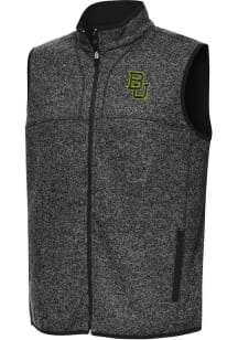 Antigua Baylor Bears Mens Black Fortune Sleeveless Jacket