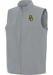 Antigua Baylor Bears Mens Grey Regard Sleeveless Jacket