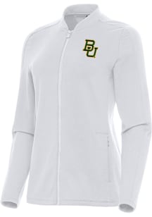 Antigua Baylor Bears Womens White Continual Light Weight Jacket