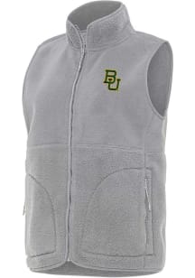 Antigua Baylor Bears Womens Grey Nostalgic Vest