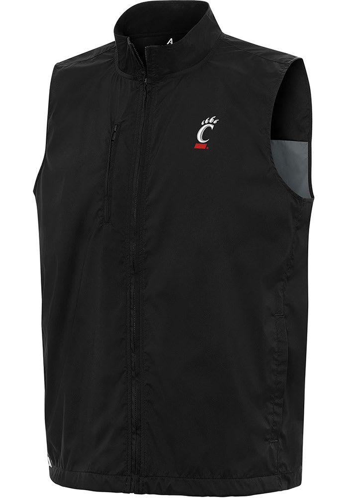 Antigua Cincinnati Bearcats Mens Brisk Sleeveless Jacket