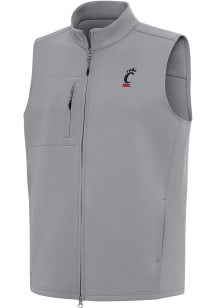 Mens Cincinnati Bearcats Grey Antigua Demand Vest