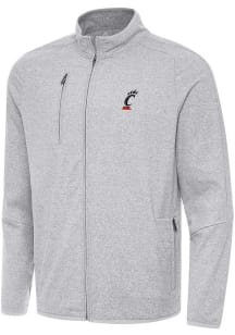 Mens Cincinnati Bearcats Grey Antigua Hold Up Light Weight Jacket