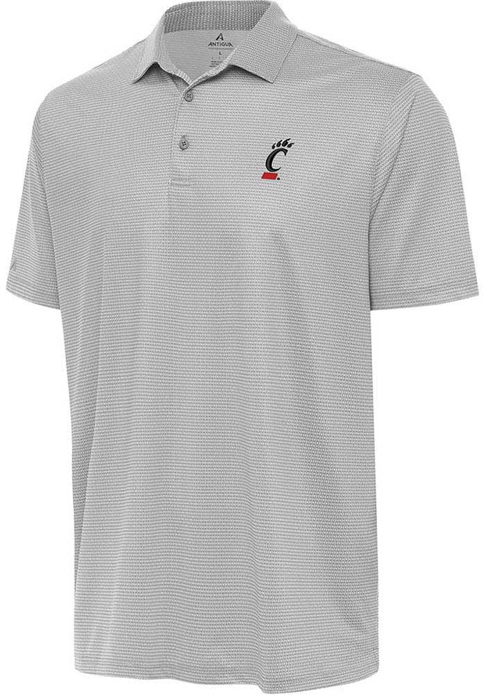 Antigua Cincinnati Bearcats Mens White Rings Short Sleeve Polo