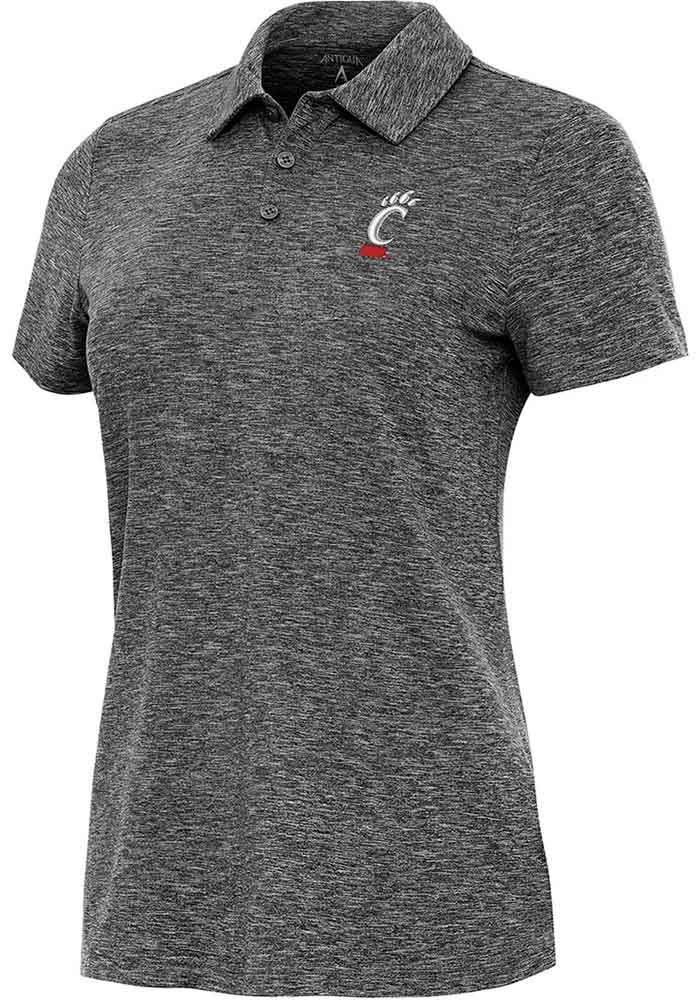 Antigua Cincinnati Bearcats Womens Matter Short Sleeve Polo Shirt