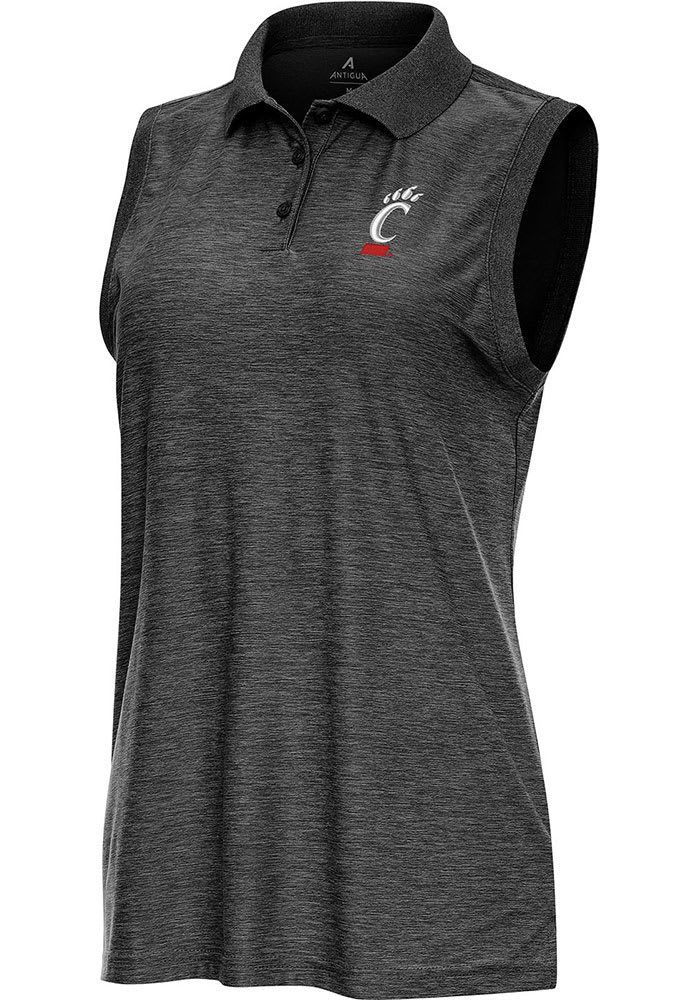 Antigua Cincinnati Bearcats Womens Black Recap Polo Shirt