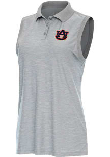 Antigua Auburn Tigers Womens Grey Recap Polo Shirt