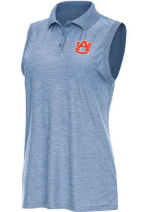 Antigua Auburn Tigers Womens Blue Recap Polo Shirt