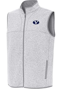 Antigua BYU Cougars Mens Grey Fortune Sleeveless Jacket