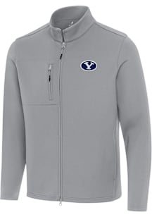 Antigua BYU Cougars Mens Grey Objection Light Weight Jacket