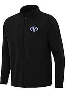 Antigua BYU Cougars Mens Black Regard Light Weight Jacket