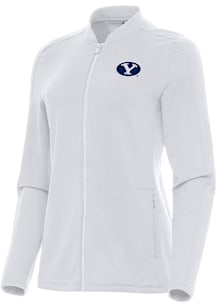 Antigua BYU Cougars Womens White Continual Light Weight Jacket