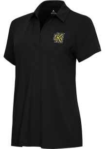 Antigua Kennesaw State Owls Womens  Era Short Sleeve Polo Shirt