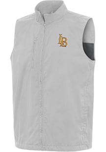 Antigua Cal State Long Beach Mens Grey Brisk Sleeveless Jacket